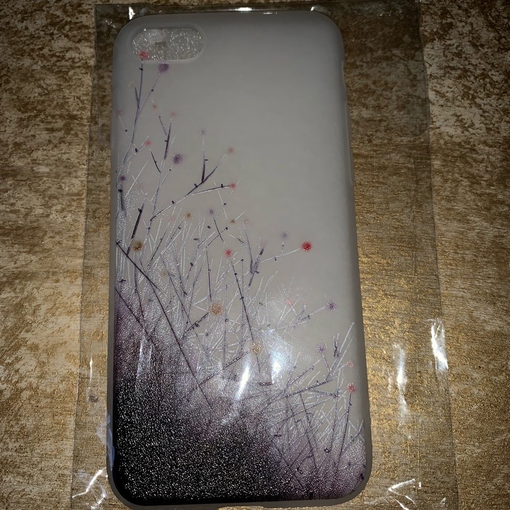 Cute Clear Splatter iPhone 7 Case